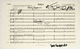 Amelie Broadway Music Team,  Savvy Crawford,  Phillipa Soo Signed Sheet Music