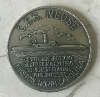 Css Neuse Csa Confederate Navy Department Medal