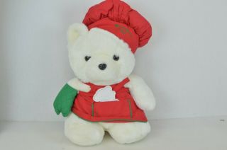 1991 Dayton Hudson Collectible Santa Bear Chef / Baker With Cookie Cutter