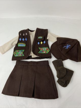 American Girl The Doll Clothes Store Outfit Brownie Girl Scout 5 Pc Adorable Set