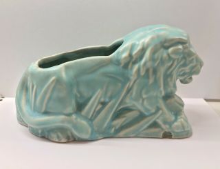 McCoy Pottery Vintage Lion Planter 1940’s - 8 1/2” Long In 3