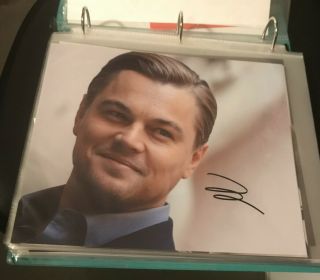 Leonardo Dicaprio Hand Signed Autographed 8x10 Photo With
