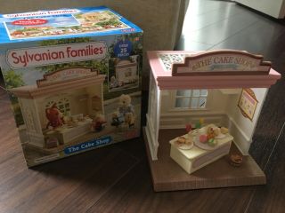Sylvanian Families Cake Shop With Accessories Boxed
