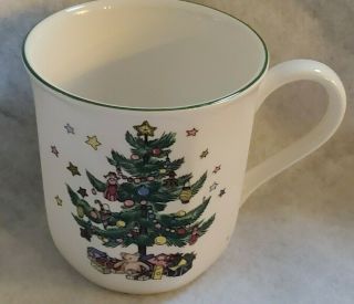 Nikko Happy Holidays Christmas Time Set Of 4 Coffee Mugs