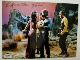Lee Meriwether As Losira Star Trek Signed 8x10 Photo Psa