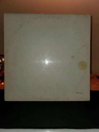 The Beatles - White Album Vinyl Record.  Very Rare Record.  Low Number