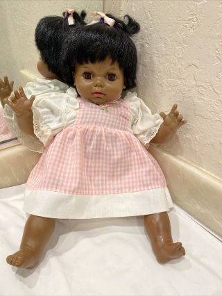 1982 Ideal 20 " Thumbelina Doll With Ma Ma Voice Sleeping Eyes Outfit