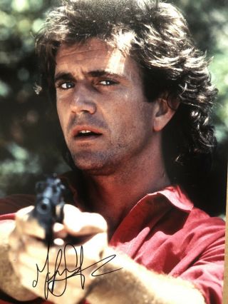 Authentic Mel Gibson Hand Signed 8x12 Photo Autographed