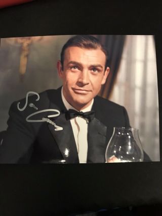 Sean Connery Signed 8x10 Photo Picture Autographed Pic With James Bond