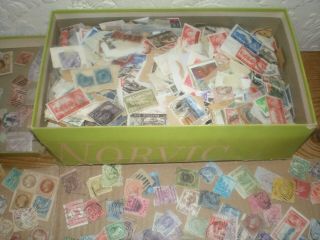 M662 Shoebox Full Of Spacefillers Faulty Stamps Net 250g,