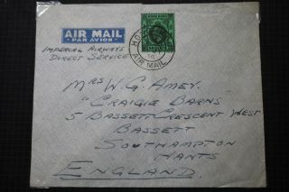Hong Kong To England Imperial Airways Air Mail Direct Service 1936 A95 Dair46