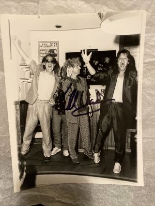 Edward Van Halen Signed 8x10 Photo Eddie Autographed Sammy Hagar La Hard Rock