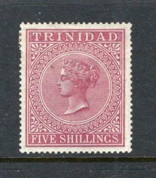 Trinidad 1894 Queen Victoria 5 Shillings - Og Mh - Sc 57 Cats $67.  50