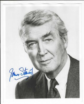 James Stewart Signed 8 X 10 Photo / Actor Autographed