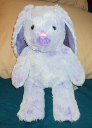 Build A Bear Purple Pastel Pawlette Bunny Rabbit