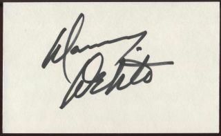 Danny Devito Signed Index Card Signature Autographed Auto Batman Taxi Sunny
