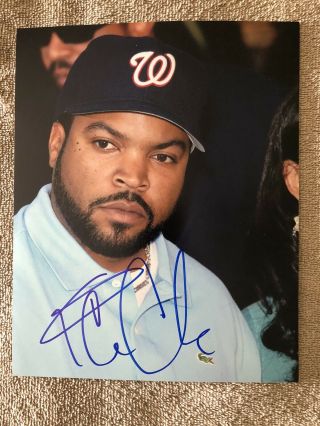 Ice Cube Signed Autographed 8x10 Photo Picture Nwa Friday Dr.  Dre