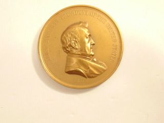 U.  S.  Bronze Medal Of President James Buchanan (from Pennsylvania)