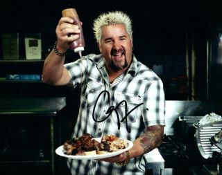 Guy Fieri Signed 8x10 Photo Autographed Picture Pic And