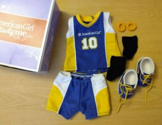 American Girl Doll Basketball Outfit W/box