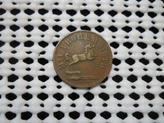 Mit Frohem Muth Rearing Horse Spiel Marke Token From Germany To Us