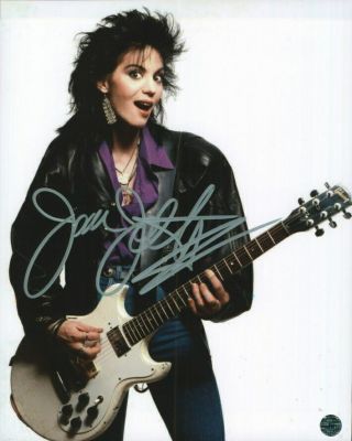 Joan Jett 3 8 X 10 Autographed Photo Singer Songwriter Crimson & Clover