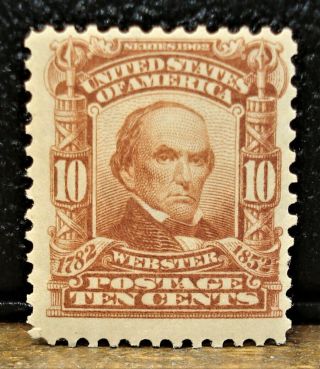 1902 Us Stamp Scott No.  307 Never Hinged Mnh,  10 Cents Daniel Webster
