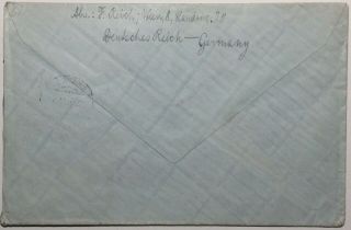 Germany & Austria Mixed Franking Cover Vienna To USA 1938 - Jewish Letter - Help 3