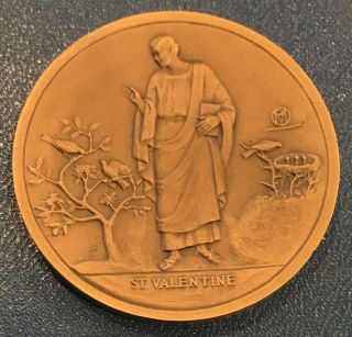 Saints Of Christendom St.  Valentine Coin Medal God Catholic Religion C