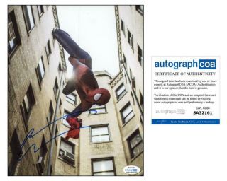 Andrew Garfield " The Spider - Man " Autograph Signed 8x10 Photo I Acoa