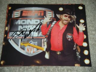 Hank Williams Jr Signed Country Are You Ready For Some Football 8x10 Photo B