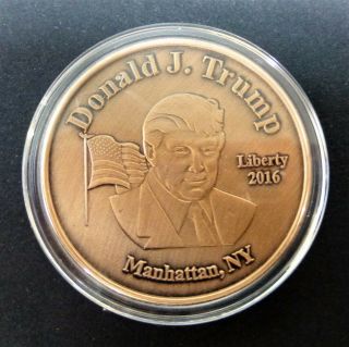 Donald J Trump Coin - President Of The United States - Make America Great Again