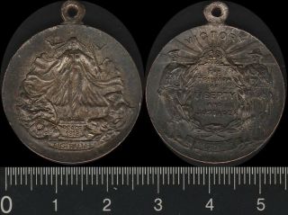 Australia: 1919 Peace / Victory - Triumph Of Liberty & Justice Silvered Medal