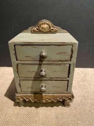 Wooden Doll Size Chest Of Drawers