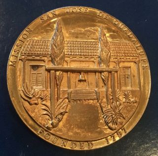 Medallic Art Co California Mission San Jose De Guadalupe Coin Medal