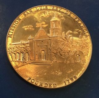 Medallic Art Co California Mission San Luis Rey De Francis St Louis Coin Medal