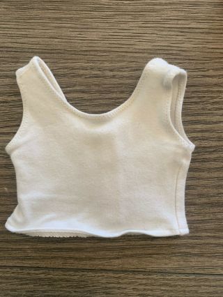 American Girl Doll Of Today 1998 Retired Play Outfit White Tank Top Only