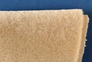 Vintage Mohair Wool Blend Fur Fabric Intercal Fat Quarter 27 X 18