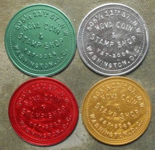 4 Washington D.  C. ,  Nova Coin & Stamp Shop,  Good For 12 1/2c In Trade