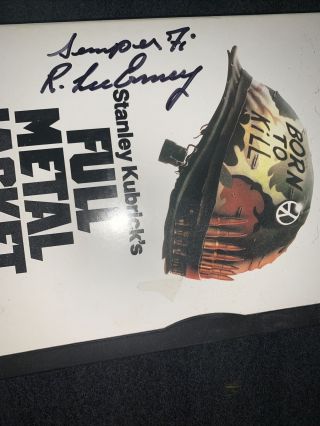 R Lee Ermey Autograph Full Metal Jacket Dvd 2
