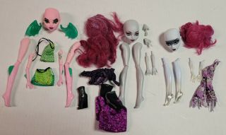 Monster High Create - A - Monster Dragon Werewolf And Ghost Parts
