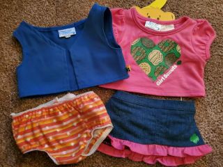 Build A Bear Girl Scout Clothes Outfit Daisy Vest