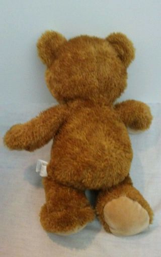 Plush Teddy Bear Russ Berrie Applause Brown Toy 2010 Stuffed Animal 14 