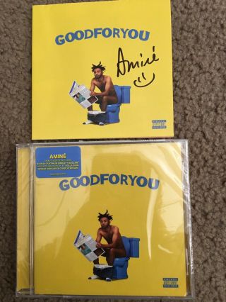 Amine - Good For You Signed Autographed Limited Cd Ty Dolla Sign In Hand