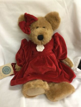 Boyds Bears “valentina” J.  B.  Bean & Associates 16” Valentine Bear