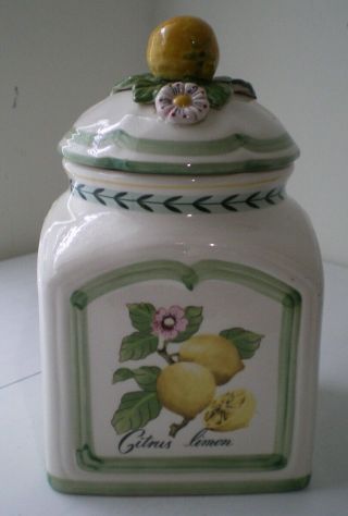 Villeroy & Boch French Garden Charm Canister Citrus Limon Very