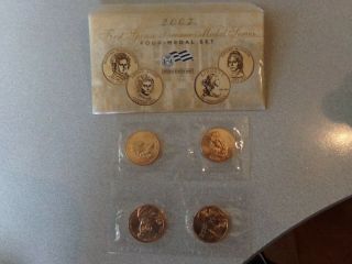 2007 First Spouse Bronze Medal Series 4 Medal Set - Us