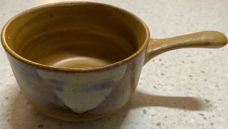 Sango Splash 4951 Brown Drip Glaze French Onion Handled Soup Mug Set Of 4