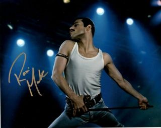 Rami Malek Bohemian Rhapsody Autograph 8x10 Photo Signed