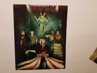 Sarah Paulson/kathy Bates American Horror Story Freak Show Signed 8x10 Photo